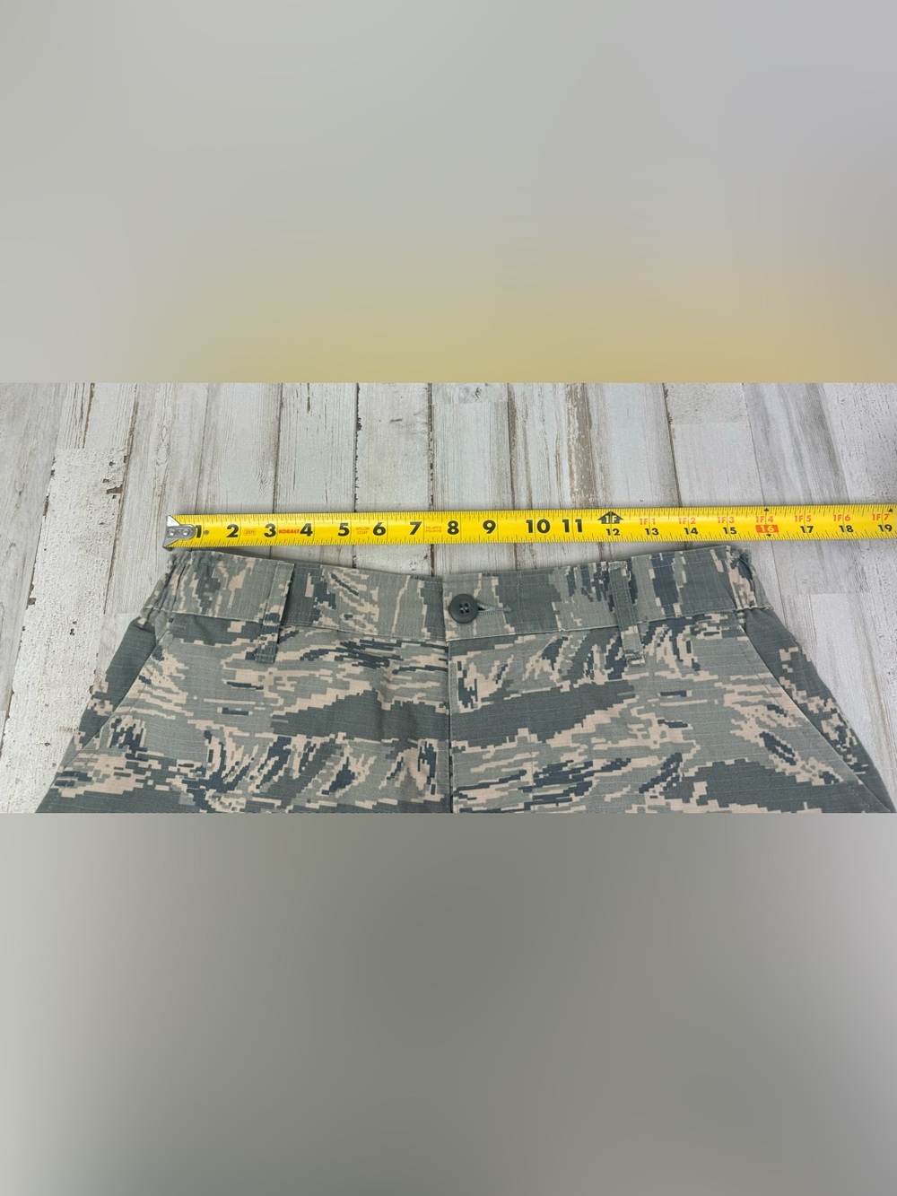 US Air Force Pant Mens 32L (32x35) Camo Cargo Tapered Military Uniform Combat - Picture 5 of 9